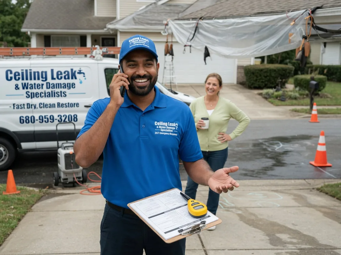 Ceiling Leak Cleanup Westmont, IL FAQs